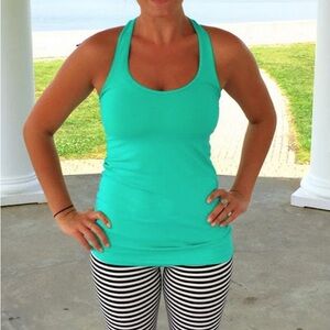 💚Lululemon Teal Green Cool Racerback Tank Top